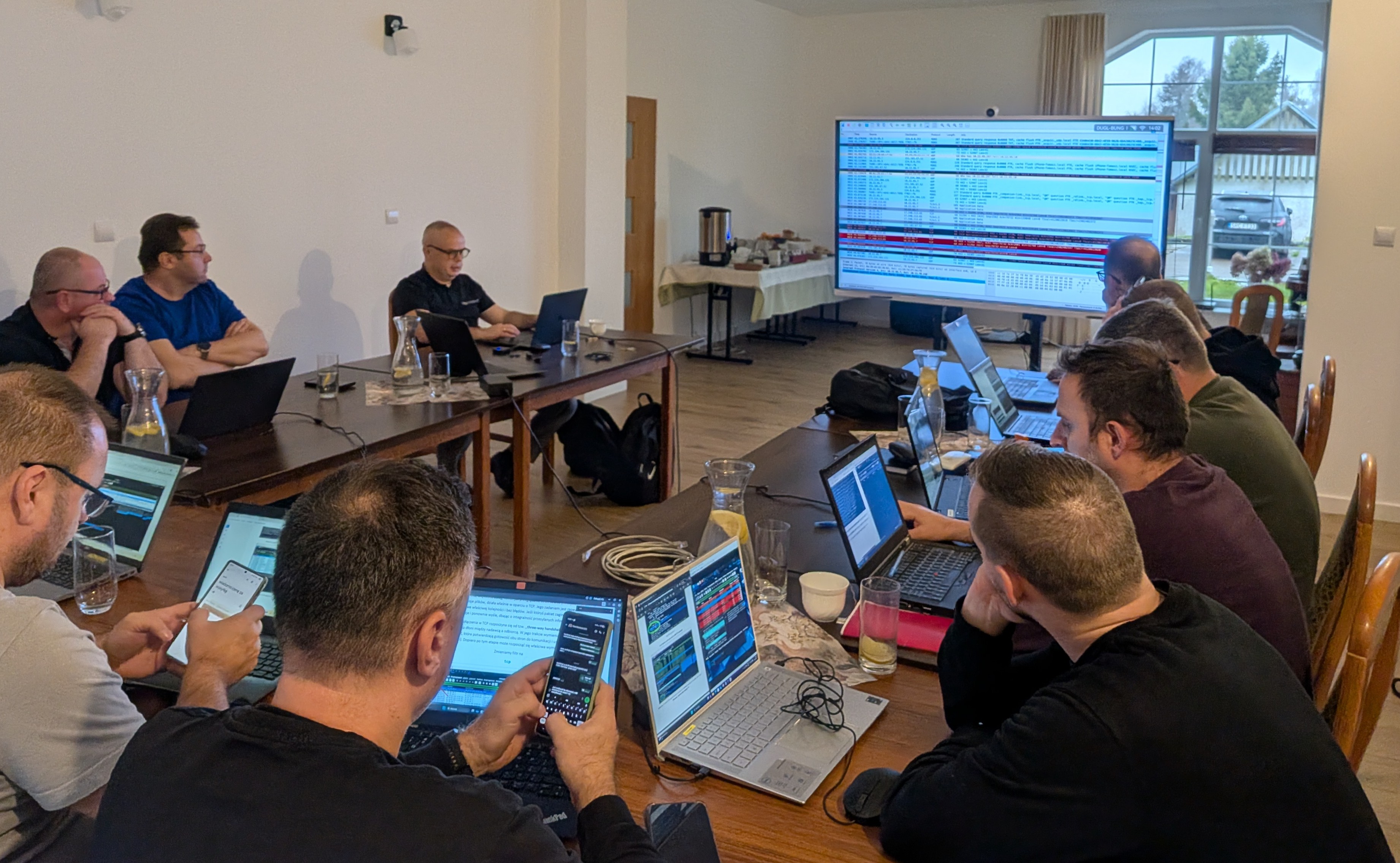 Szkolenie z analizy ruchu TCP/IP wireshark