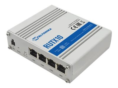 	TELTONIKA RUTX10000000 TELTONIKA RUTX10 Advanced VPN Router, 4x GbE, Industrial Box, 802.11ac Wi-Fi