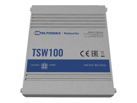 TELTONIKA TSW100 Industrial Unmanaged PoE/Switch
