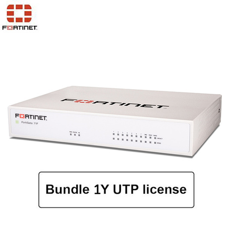 Firewall Fortinet - FortiGate 71F z 1 rocznym bundlem UTP