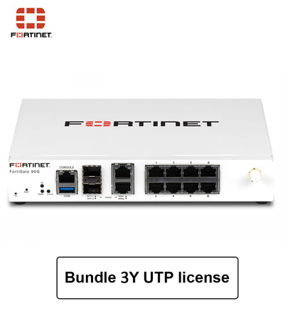 Firewall Fortinet - FortiGate 90G z 3 letnim bundlem UTP