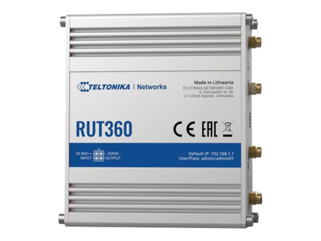 TELTONIKA RUT360 4G/LTE/3G WiFi Industrial Router