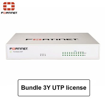 Firewall Fortinet - FortiGate 60F z 3 letnim bundlem UTP